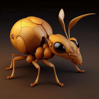 3D model Pheidole rhea (STL)